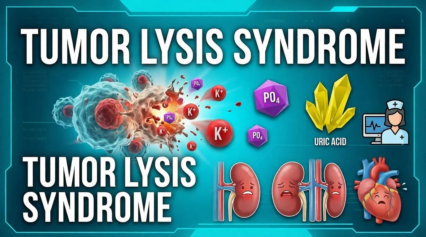 Tumor Lysis Syndrome (TLS) Nursing Notes: Pathophysiology, NCP & Management | NORCET & NCLEX
